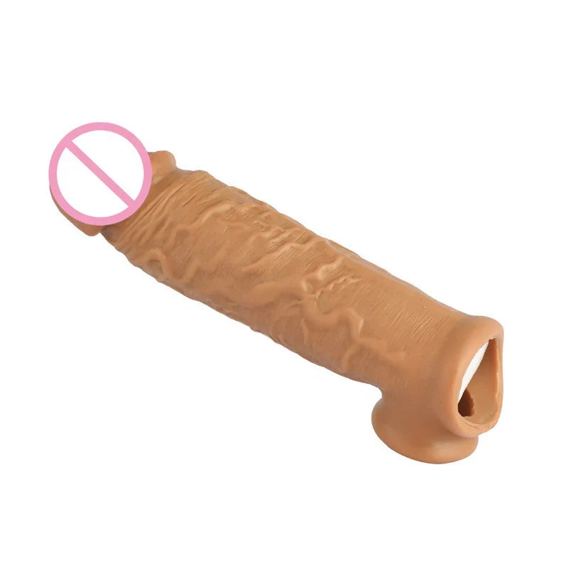 VELORA Premium Silicone Sleeve – 6 Inch Pleasure Extender with 20ml Water-Based Lube