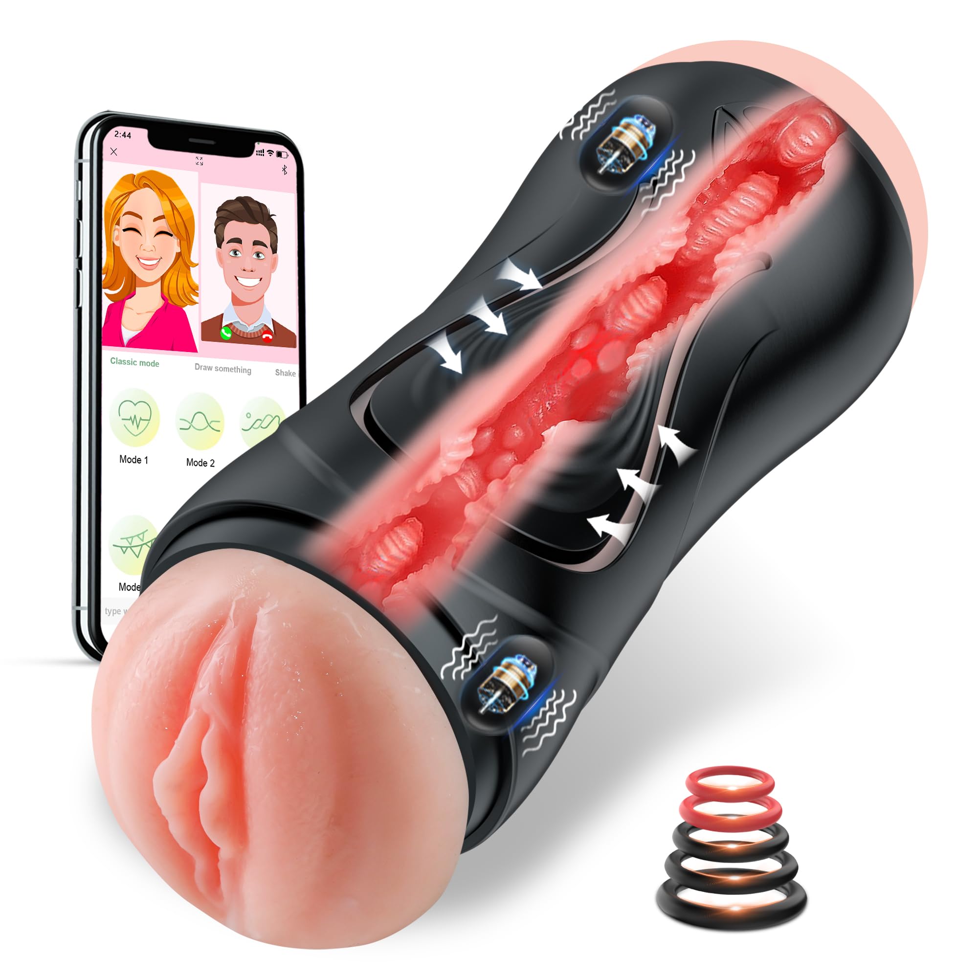PulsePro™ Automatic Male Masturbator – Rechargeable Smart Personal Massager