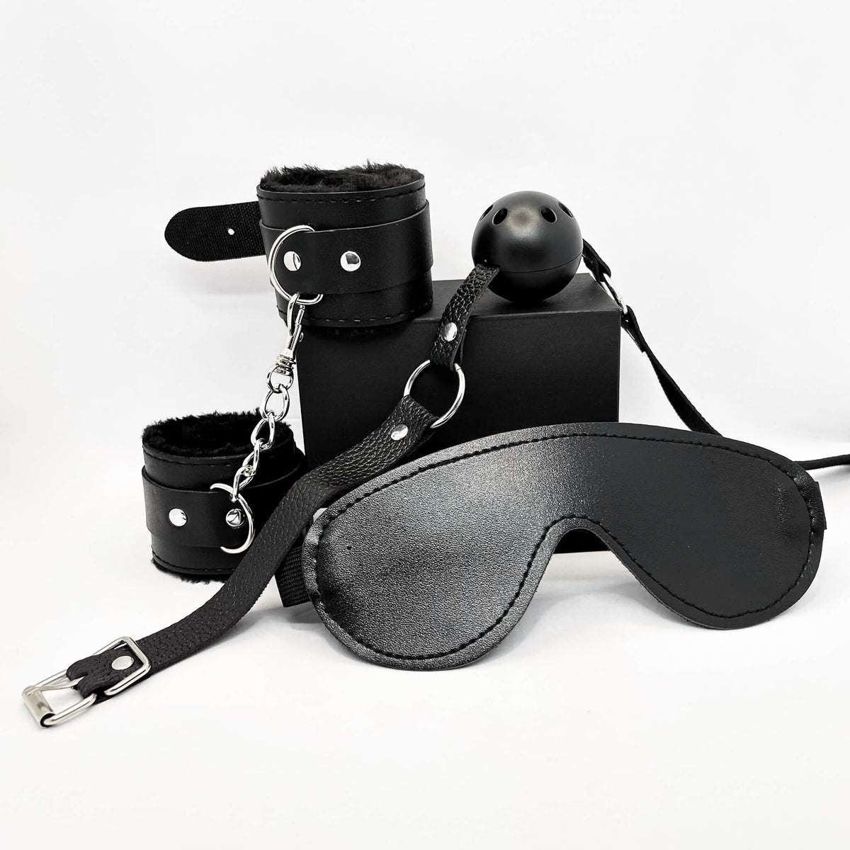 BondX™ Premium BDSM Restraint Kit – 5-Piece Adult Roleplay Set